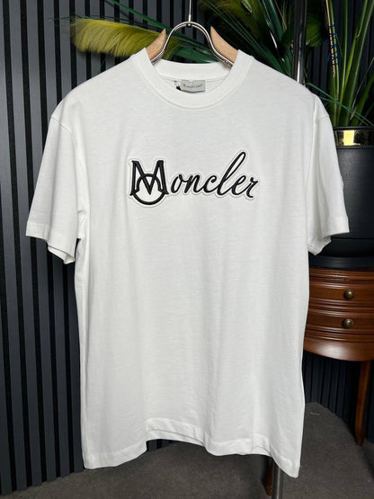 Moncler Embroidered Logo Tshirt For Men