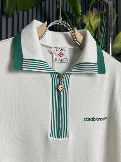 Knit Tennis Polo Shirt For Men