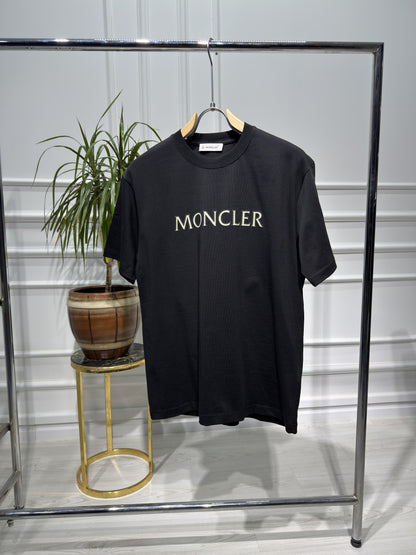 Graphic-logo Printed Black Tshirt For Men