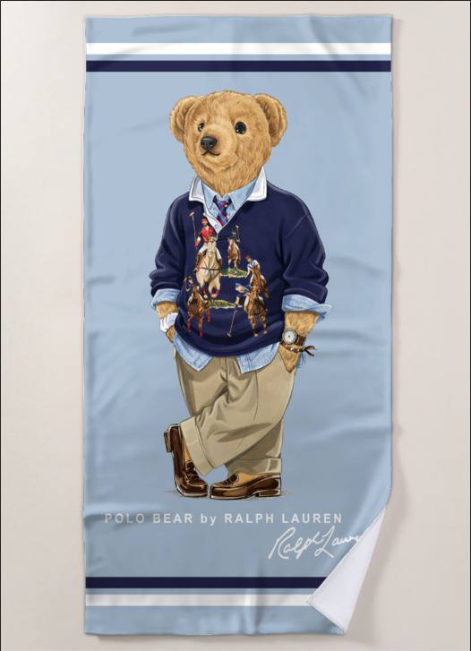 Polo Bear Beach Towel