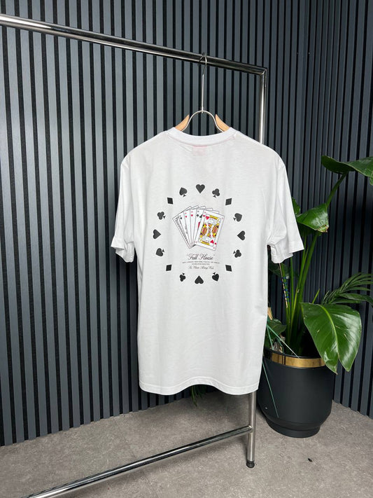 Hugo Boss Playing Cards White Tshirt For Men