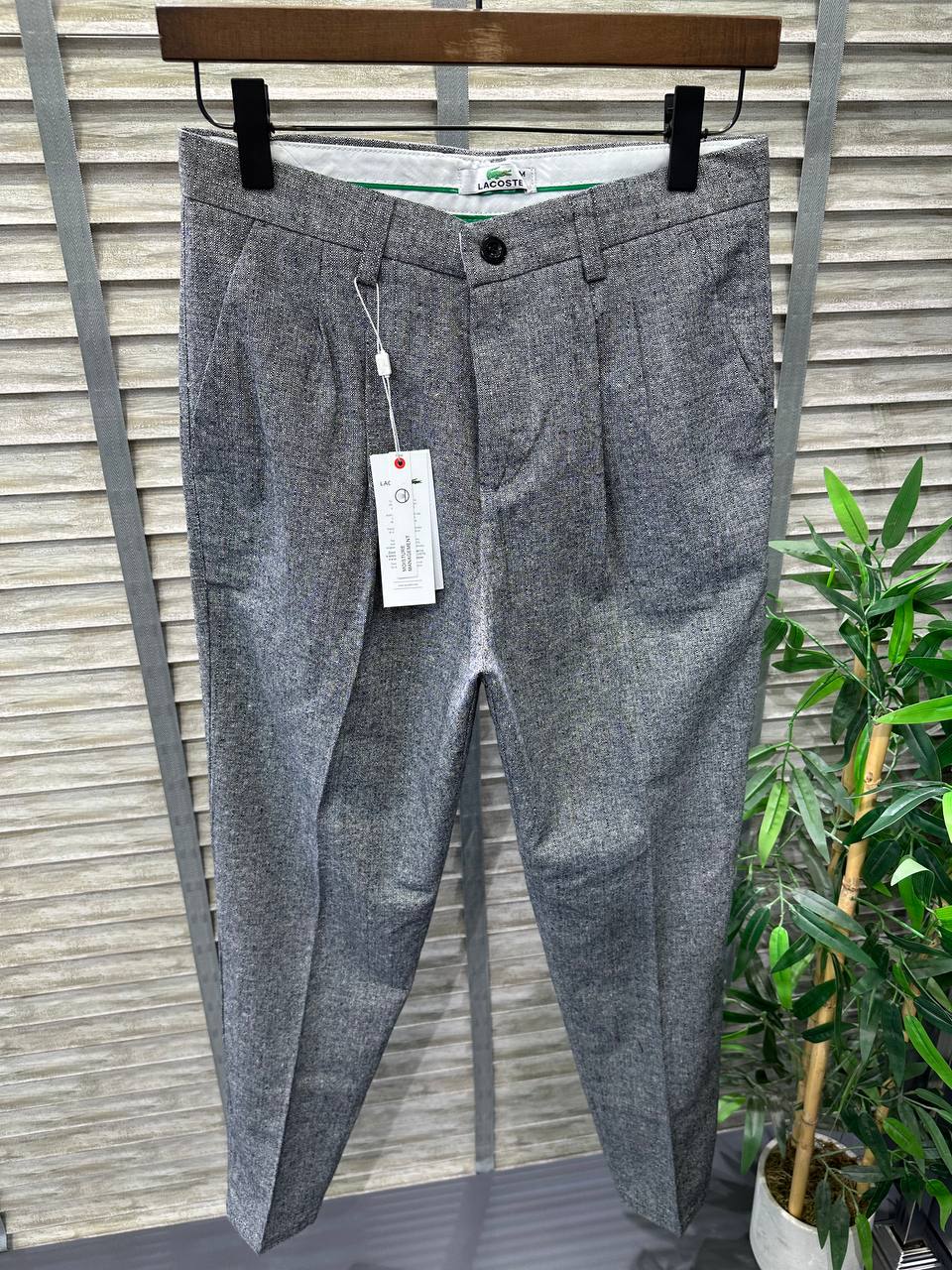 Lacoste Gray Slimfit Pants For Men