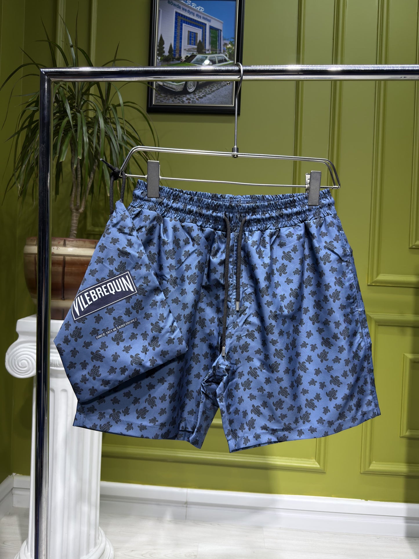 Vilebrequin Dark Blue Swim Short For Men