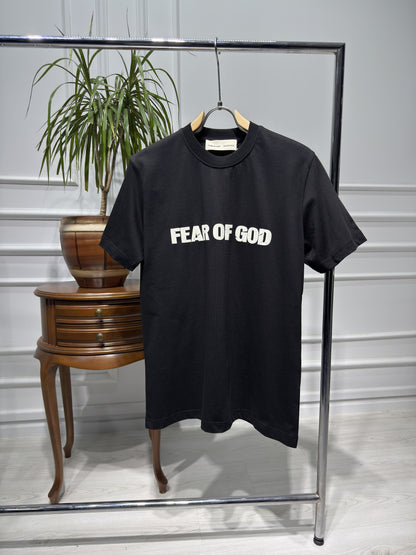 Fear Of God Black Tshirt For Men