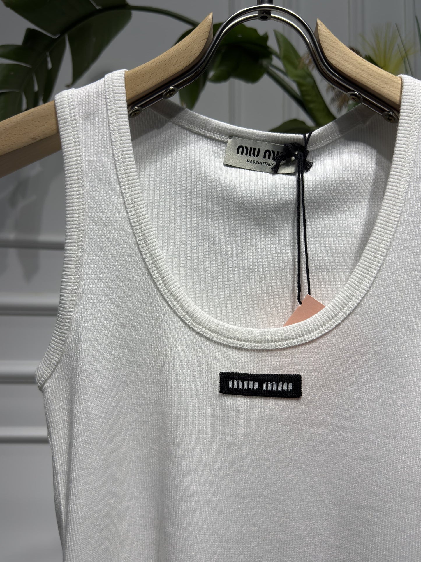 Logo-patch White Tank Top For Women