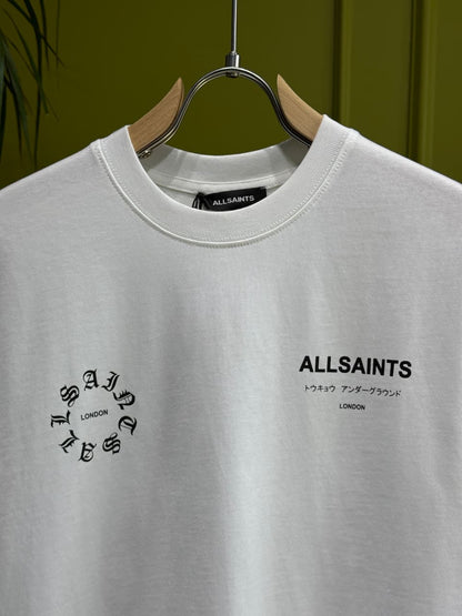 Allsaints Kindred White Tshirt For Men