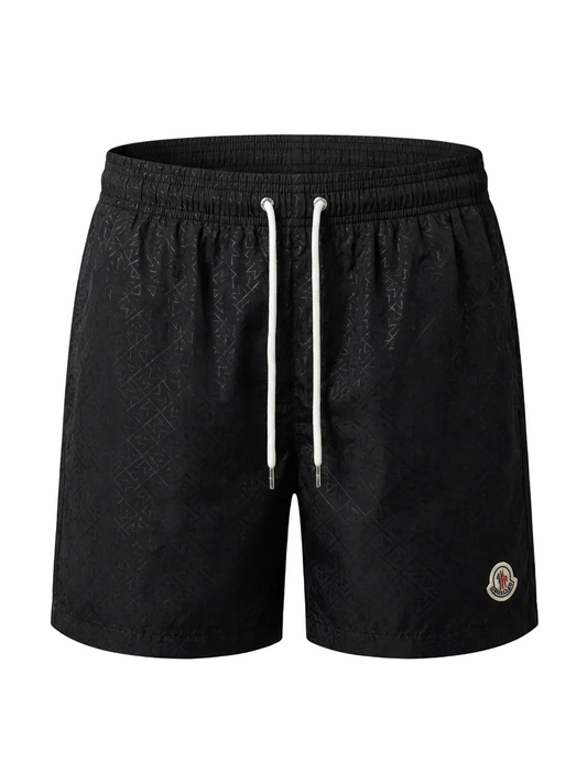 Moncler Monogram Black Swim Short For Men