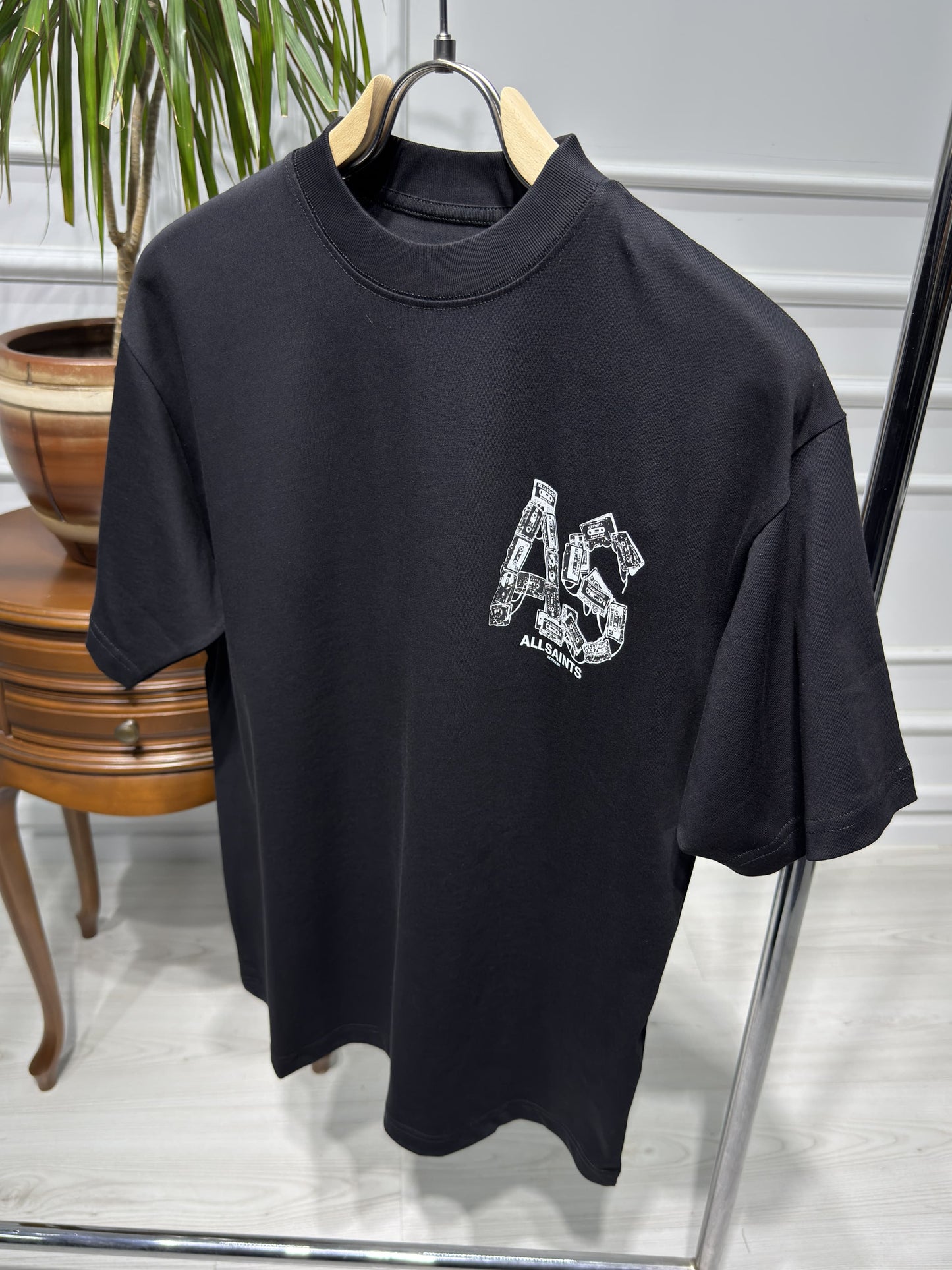 Mixtape Oversized Black Tshirt For Men