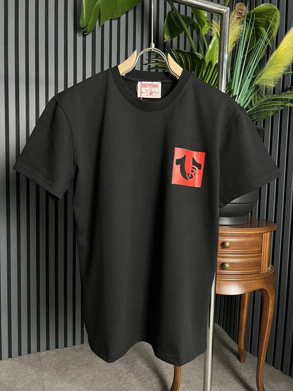 True Religion Black Tshirt For Men