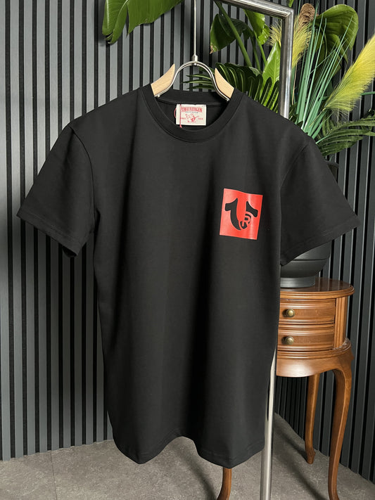 True Religion Black Tshirt For Men