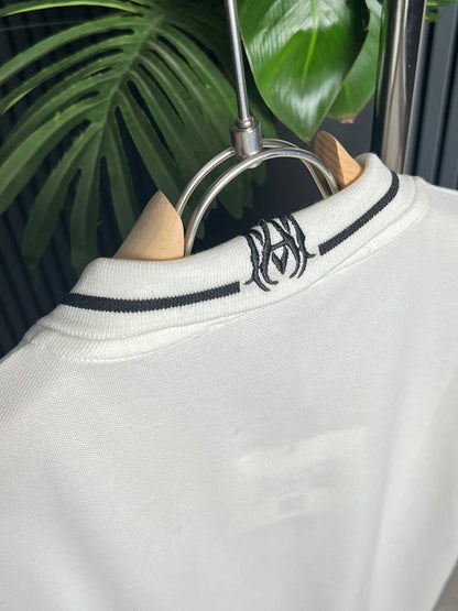 AMIRI Embroidered Logo Polo Tshirt For Men