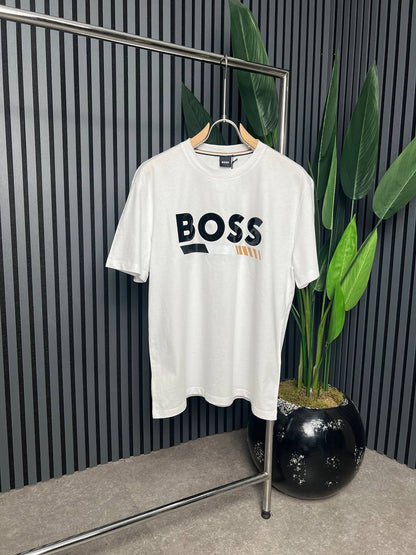 BOSS Logo Black Tshirt For Men