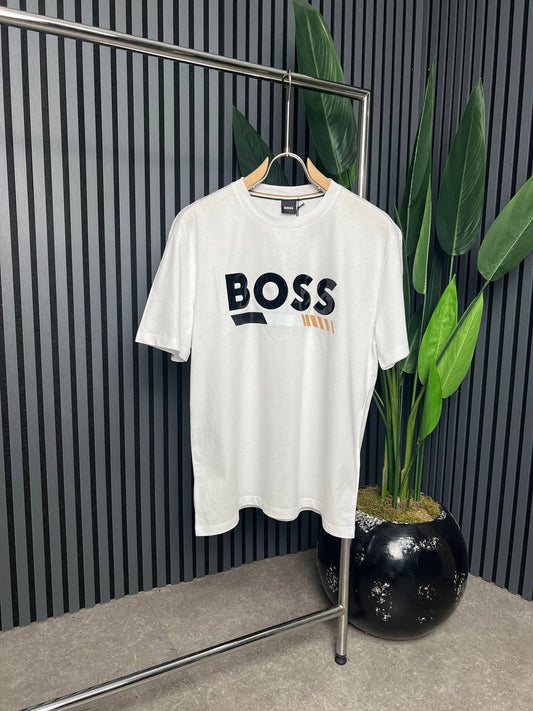 BOSS Logo Black Tshirt For Men
