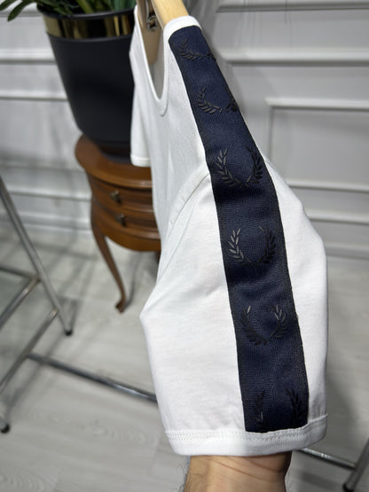 Fred Perry Logo Embroidered Slim fit Tshirt For Men