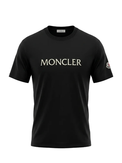 Graphic-logo Printed Black Tshirt For Men