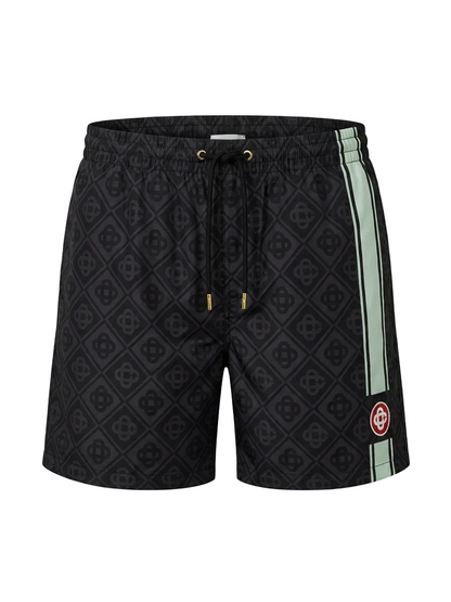 Monogram Jacquard Stripe Swim Short For Men