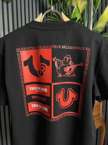 True Religion Black Tshirt For Men