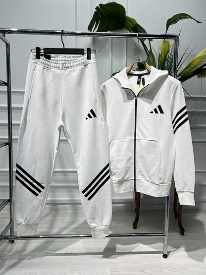 Adidas Full-Zip Hooded Set For Men
