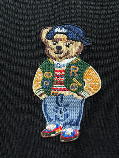 Polo Bear Embroidered Logo Knitted Pullover For Men