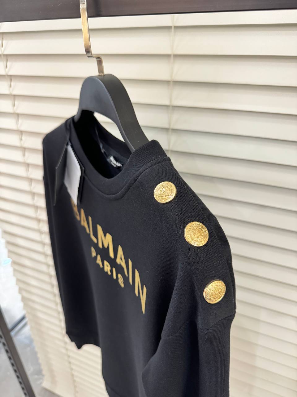 Balmain Black Sweatshirt For Women