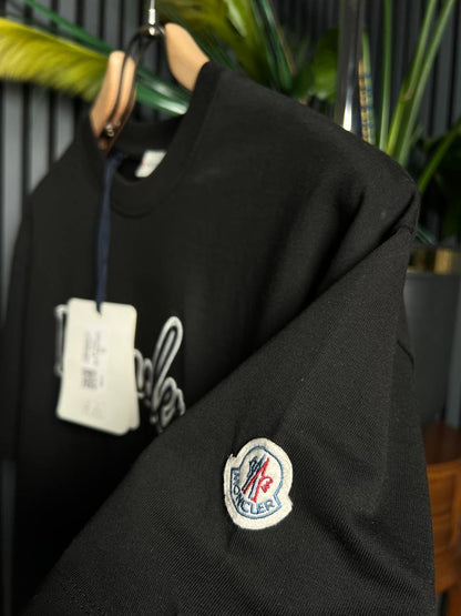 Moncler Embroidered Logo Tshirt For Men