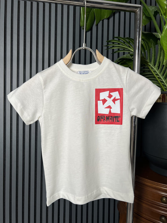 Offwhite Tshirt For Kids