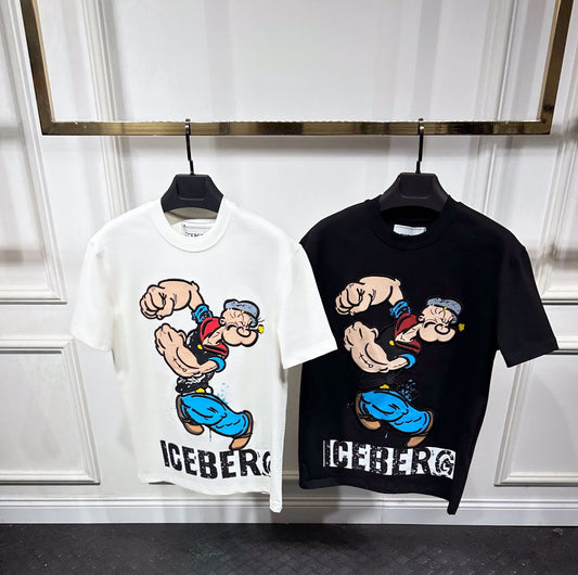 POPEYE Embroidered/Printed Logo Tshirt