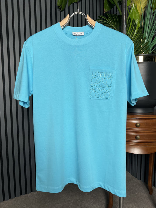 Loewe Embroidered Logo Pocket Tshirt For Men