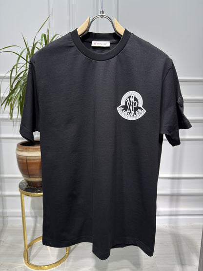 Logo-patch Black Tshirt For Men