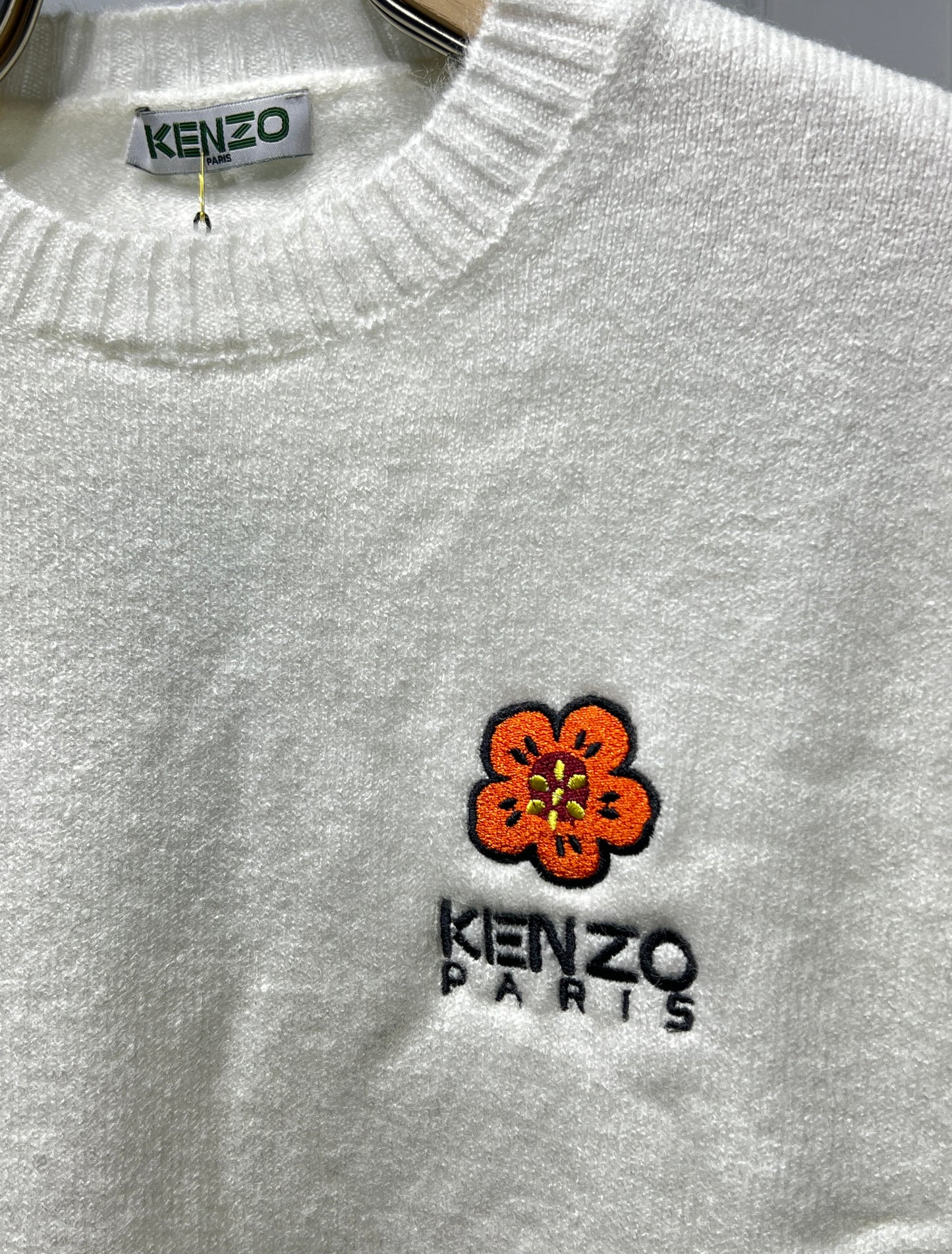 ' Boke Flower ' Offwhite Pullover for Women