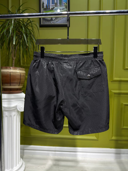 Moncler Monogram Black Swim Short For Men