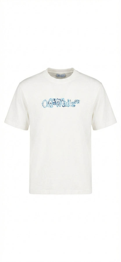 Cloudy Arrow Skate Logo Offwhite Tshirt For Men