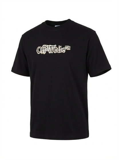 Cloudy Arrow Skate Logo Black Tshirt For Men