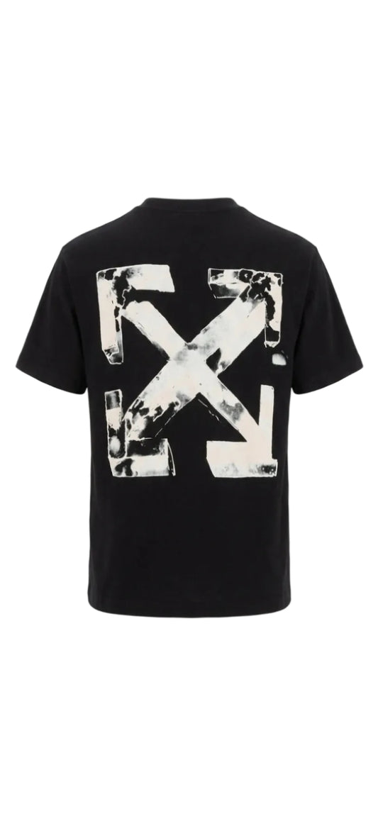 Cloudy Arrow Skate Logo Black Tshirt For Men