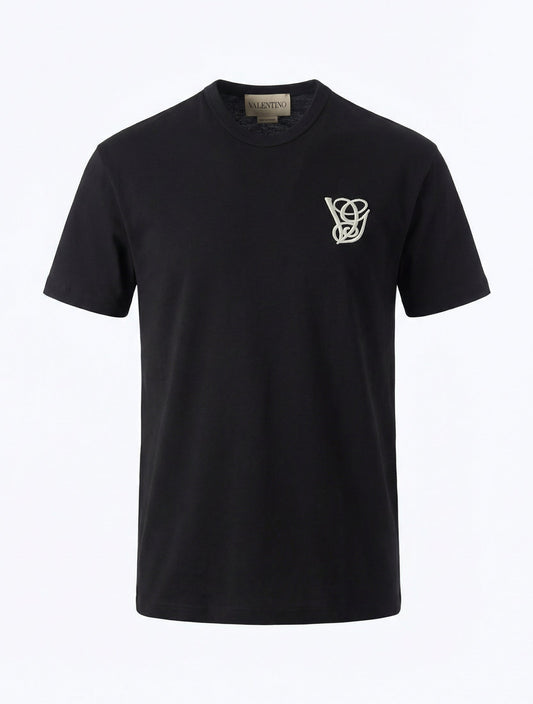 Vg Patch Black Tshirt For Men