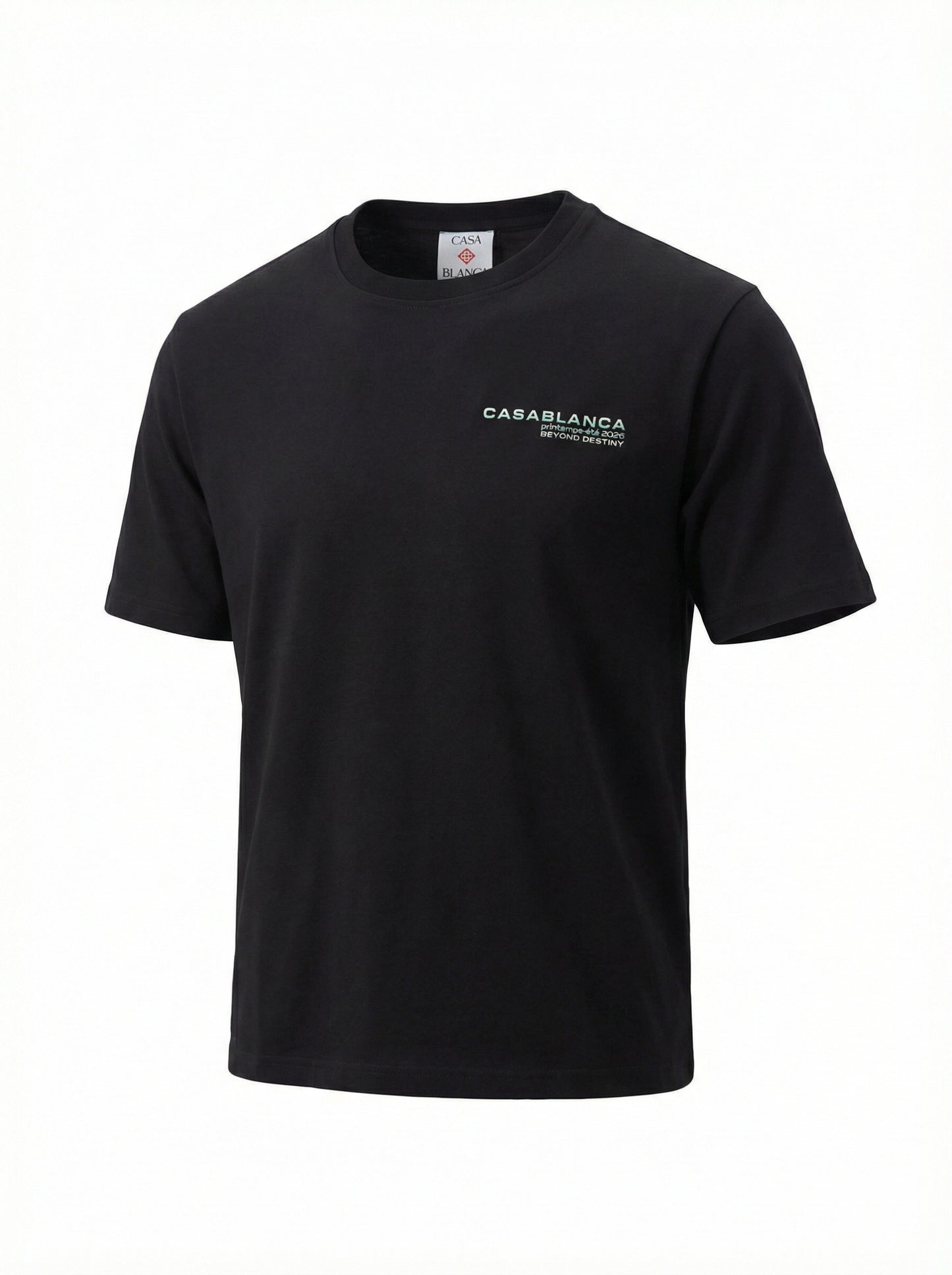 Glitch Orchid Black Tshirt For Men