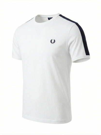 Fred Perry Logo Embroidered Slim fit Tshirt For Men