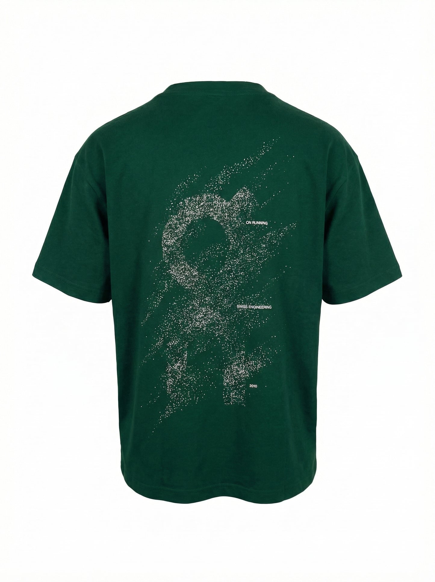 On Dark Green Relaxed-fit Tshirt For Men