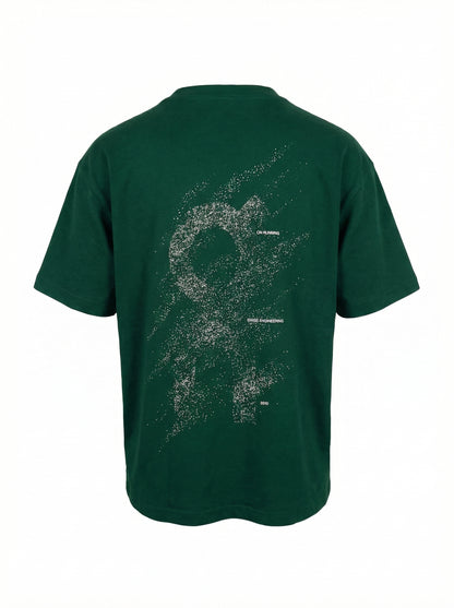 On Dark Green Relaxed-fit Tshirt For Men