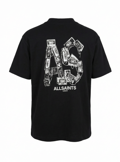 Mixtape Oversized Black Tshirt For Men